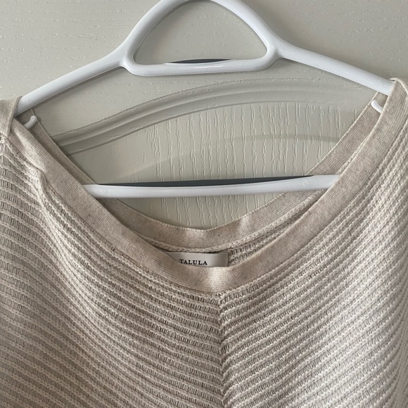 Talula - Cream Long Sleeve Cashmere/Angora Sweater - Picture 5 of 8